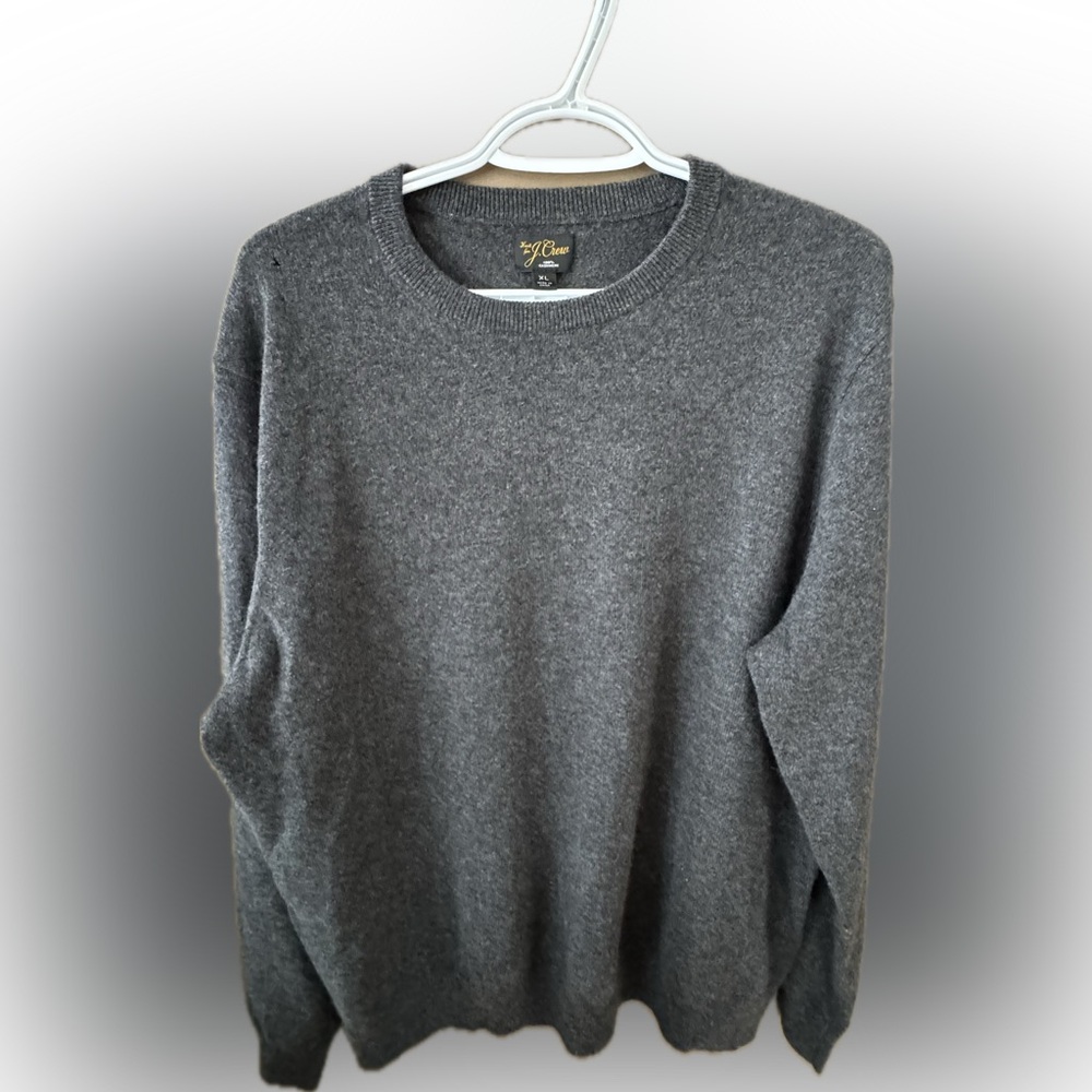 J. Crew Charcoal Crewneck Sweater for Men